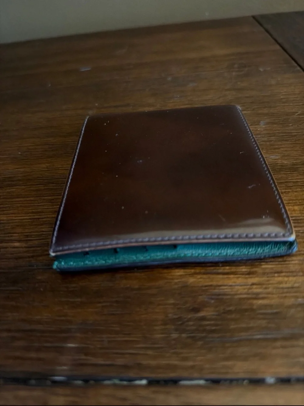 Dunhill Brown Leather Bi-Fold Wallet
